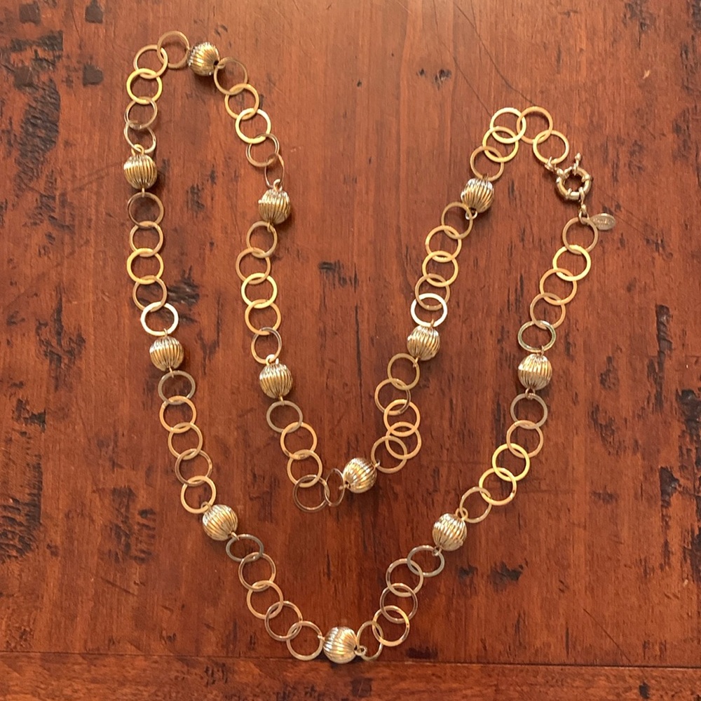 Francesca Visconti Goldtone Necklace, 36”